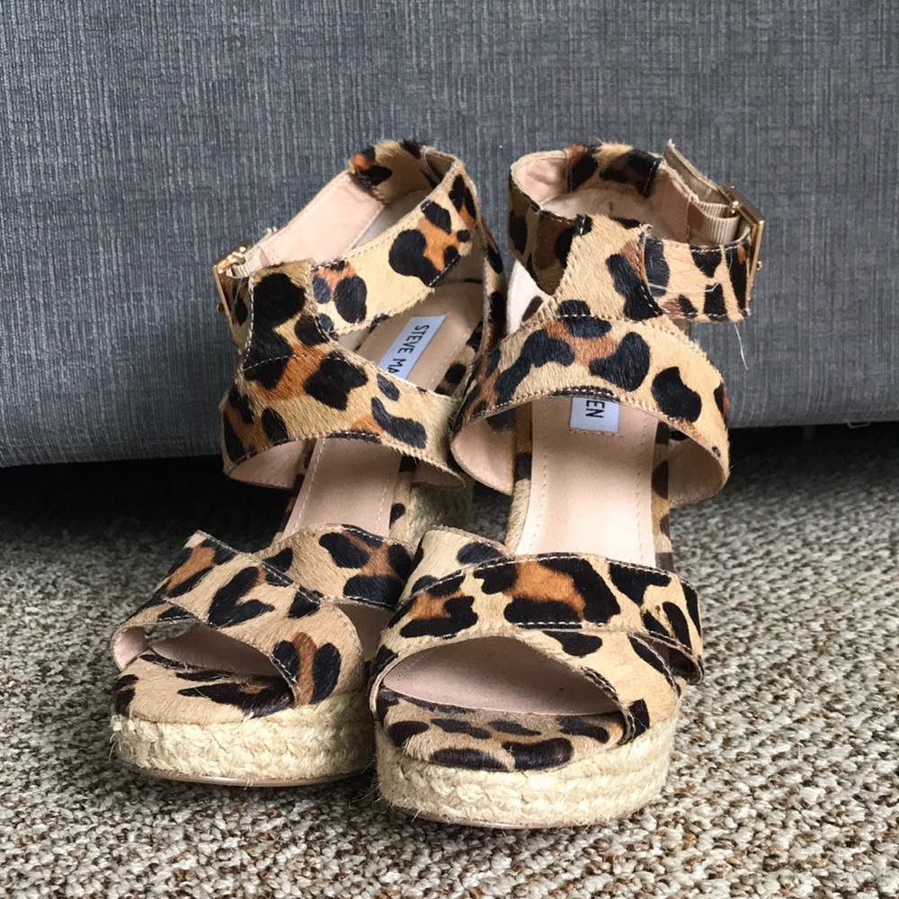 Steve Madden-Cheetah Wedges